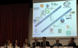 MY GEO's partners presenting the project